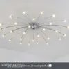 Étoile lustre moderne chambre salon plafond décoration luminaire lampe de chambre d'enfants avec G4 ampoule LED AC110/220 V