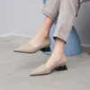 scarpe da donna con tacchi alti scarpe da donna scarpe singole con tacco quadrato a punta poco profonda