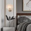 Shell wandlamp Nordic postmodern minimalistisch licht luxe slaapkamer kamer nachtkastje eenvoudige creatieve persoonlijkheid mode wandlampen