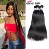 Ishow Hair 8A Péruvienne Droite Vierge Hiar 4 Bundles 100% Cheveux Humains Péruviens Non Transformés Tisse Péruvienne Vierge Cheveux Raides Teintable