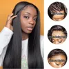 Bella Hair rechte Indian Full Lace Wig Human Hair 100 Human Virgin Hair Pruiken voor zwarte vrouwen Medium Cap Natural Color8582768