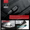 Designer-marka antykradzieżowa plecak na notebooka 15.6 calowy wodoodporny plecak na laptopa dla mężczyzn kobiety zewnętrzna ładowarka USB torba na komputer