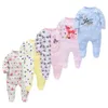 5pcs 여자 아기 소년 pijamas roupas de bebe fille 면화 조용한 부드러운 로파 베비 신생아 졸업 자 베이비 pjiamas lj200827