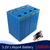 새로운 Calb 32PCS 3.2V 200AH 리튬 철 인산염 SE200FI 한 LiFePO4 배터리 팩 DIY EV 태양 12V 24V 48V 72V 세포 EU 미국 TAX FREE