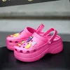 Pulomies Summer Women Slippers Platform Clogs في الهواء الطلق حديقة أحذية البليار