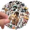100pcsset Attack na Titan Anime Waterproof Ticken Plakat do gitarowego laptopa Notebooka Naklejki 7178129