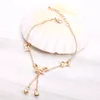 Rhinestone Crystal Ankel Armband För Kvinnor Sandaler Butterfly Anklet Boho Beach Foot Iced Out Kedjor Anklets Kvinnliga Mode Smycken