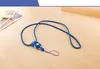 Afneembare mobiele telefoon band hals lanyard gevlochten nek nylon hang touw voor mobiele telefoon badge camera mp3 USB ID kaarten gemengde kleur S1064218