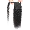 Extension de queue de cheval bouclée 140g pour femmes noires queue de cheval avec cordon noir bouclée pour femmes africaines bouffée Extension de queue de cheval Afro Kinky