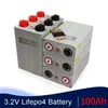 48pcs 3.2V 100AH ​​células recarregáveis ​​LiFePO4 bateria CA100 plástico 12v400AH 24V200AH 48V100AH ​​para o veículo eléctrico pacote RV solares