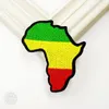 Africa Size7 0x8 2cm DIY Iron on Patch Sying On Embroidered Applique Sewing Clothes Cartoon plagg Apparel Accessories266a