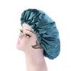 Pinces à cheveux Barrettes Ajuster Caps Satin Bonnet Double Couche Étanche Sommeil Bonnet De Nuit Tête Bijoux Pour Curly Springy Styling Acc286M