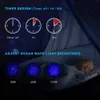 Freeshipping USB LED Galaxy Starry Night Lamp Ocean Wave Estrela Projector Night Light Built-in Presentes alto-falante Bluetooth para Crianças Quartos
