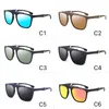 Lunettes de soleil TR90 pour hommes, monture carrée, verres polarisants, lunettes de sport de plein air, 6 couleurs, bonne qualité, vente en gros