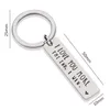 Party Favor I Love You Most More The End I Win Couples Stainless Steel Keychain Metal Keyrings LX2709