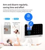 Alarmsystemen PGST PG103 TUYA Wireless Home GSM Security System met Sirene PIR-ondersteuning Smart Life Afstandsbediening