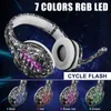 2020 new Camouflage 3.5mm headset wired with microphone computer luminous gaming headset 2 colors dhl free