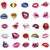 50 Pack Geen Herhalingen Sexy Lip Sticker Cartoon Graffiti Stickers Persoonlijkheid Bagage DIY Dame Lip Decals PVC Zoenen Pictures9392511