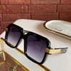 Vintage Legends 667 lunettes de soleil carrées cristal gris dégradé lentille Sonnenbrille gafas de sol de mode hommes lunettes de soleil avec Box277b