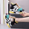 Sandaler Sommar Kvinnor Plattform Mode Lyx Designers Chunky Sandal Lace Up Sport 11cm Super High Casual Wedge Skor för Kvinna