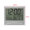 Calendrier numérique pliable LCD, réveil numérique, Table de bureau, météo, température, Mini horloge électronique pour la maison