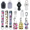 163Styles Customize Neoprene Hand Sanitizer Bottle Holder Keychain Bags 30ml Hands Sanitizers Bottles Chapstick Holders With Baseb5327267