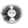 Style chaud 25MM 3D vison cils longs dramatique 100% vison cils maquillage 5d vison cils épais longs faux cils cils