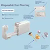 スタッド24pcs /箱のない痛みの耳ピアスキットの使い捨て可能な安全な滅菌鼻ガンピアサーツールイヤリングジュエリー1