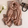 Brand Designer Silk Scarf High Quality Foulard Bandana Long Lrage Shawls Wrpas Winter Neck Scarves Pashmina Lady Hijab 2020 New XD8394589