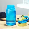 15 onças não-derramamento garrafa isolados Sippee Toddle Tumbler Cup Limpar Plastics Sippy Cup Crianças de água com palha 12+ Meses Menino c01