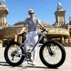 Motoslitta ammortizzante anni '20 40 fat tire fuoristrada mountain bike a velocità variabile ATV 26 pollici 21 velocità ciclismo maschile e femminile7776633