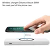 10000mAh Evrensel Taşınabilir Güç Bankası Qi Kablosuz Şarj Phone 8 Samsung S6 S7 S8 Powerbank Cep Telefonu Kablosuz Şarj için