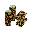 Neopren Slim Can Sleeve Leopard Print Isolator Cooler Baseball Dosenhalter Wasserflaschenhüllen Cola Bottle Case Pouch LSK10609084617