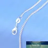 Catene collana calda Gioielli Ordine campione 20 pezzi Mix 20 stili 18 Collana a maglie in argento sterling 925 autentico Set Chiusure per aragosta Etichetta 925