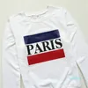 Offre spéciale sweat femmes blanc Paris sweats à capuche imprimés décontracté à manches longues automne pull décontracté Moletom Feminino