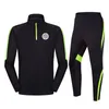 Montpellier HSC Football Club Men's Training Suit Polyester Jacket Outdoor Jogging Tracks Casual and Bekväm Socc2304
