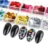 Butterfly Nail Sequins Glitter Chameleon 3D Flakes Slices Sparkly Maple Leaf Manicure Decoration Polish Nail Accessories NFSHD