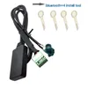 Kit veicular bluetooth 12 pinos 12v sem fio aux 5.0 adaptador mãos cabo de áudio automático para a3 a4 b8 b6 a6 c6 b7 c61286a