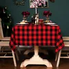 Kitchen Cotton Linen Table Rectangle Cover Tablecloth Dinning Tabletop Great For Washable Plaid Buffet Classical Decoration DHE1898071885