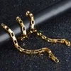 4mm kubanska länkkedjor mens 18k guld halsband hip hop smycken gåvor halsband för kvinnor 20 inches lyxiga mode tillbehör med 18k stämpel