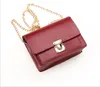 New-Women Bag Metal Lock Casual Chain Shoulder Messenger Bag Small