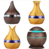 300ml luftfuktare USB Wood Purifier Bedroom Aromatherapy Air Freshener Natural Wood Grain Diffuser 4 stilar LJJK2452