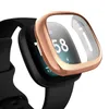 Caso de la cubierta completa de ultra delgada suave protector de pantalla para Fitbit Versa 3