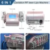 Hot Selling Multifunctionele Lichaam Afslanken Machine Lipo Laser Cavitatie Lipo02 Beste 6 in 1 Ultrasone Cavitatie Vacuüm Schoonheidsmachine