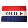 white golf flag