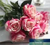 Artificial Flower Bouquet for Wedding French Rose Fake Flower Arrangement Floral Silk Flower for Home Party Table Decor