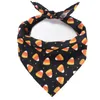 Halloween Dog Cotton Scarf Bib Grooming Accessories Bandage Collar för Small Medium Large Pet Fashion Design4847133