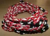 Титановые спортивные аксессуары искусства плетеный веревка поворотные веревки бейсбол белый с красным стежками спортивные германиевые ткани все размеры