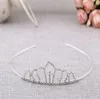 EPECTET DHL Free Ship Bridal Headdress Classic Perfect Curve Crown Headband DataG016 Hår smycken huvudband