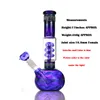 Nyaste vattenrör glas vatten bongs spiral perc tobak hookahs för rökare Rökning AccessRioes Gratis frakt